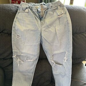 American Eagle Outfitters Light Blue Denim Shorts